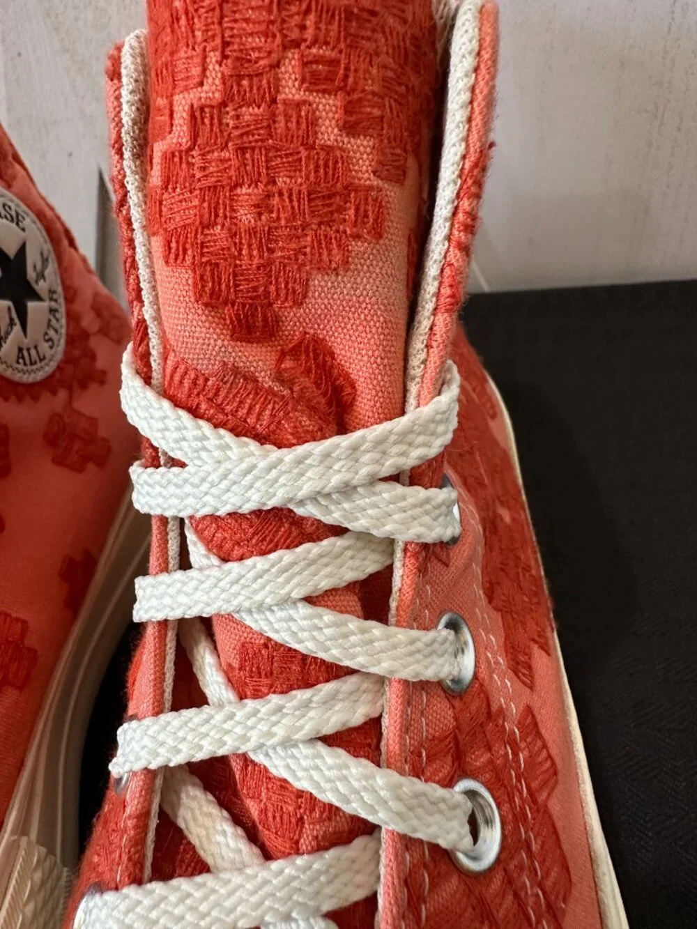 Chuck Taylor All Star Lift Platform Tonal Embroidery Women’s 6.5 - Picture 12 of 14